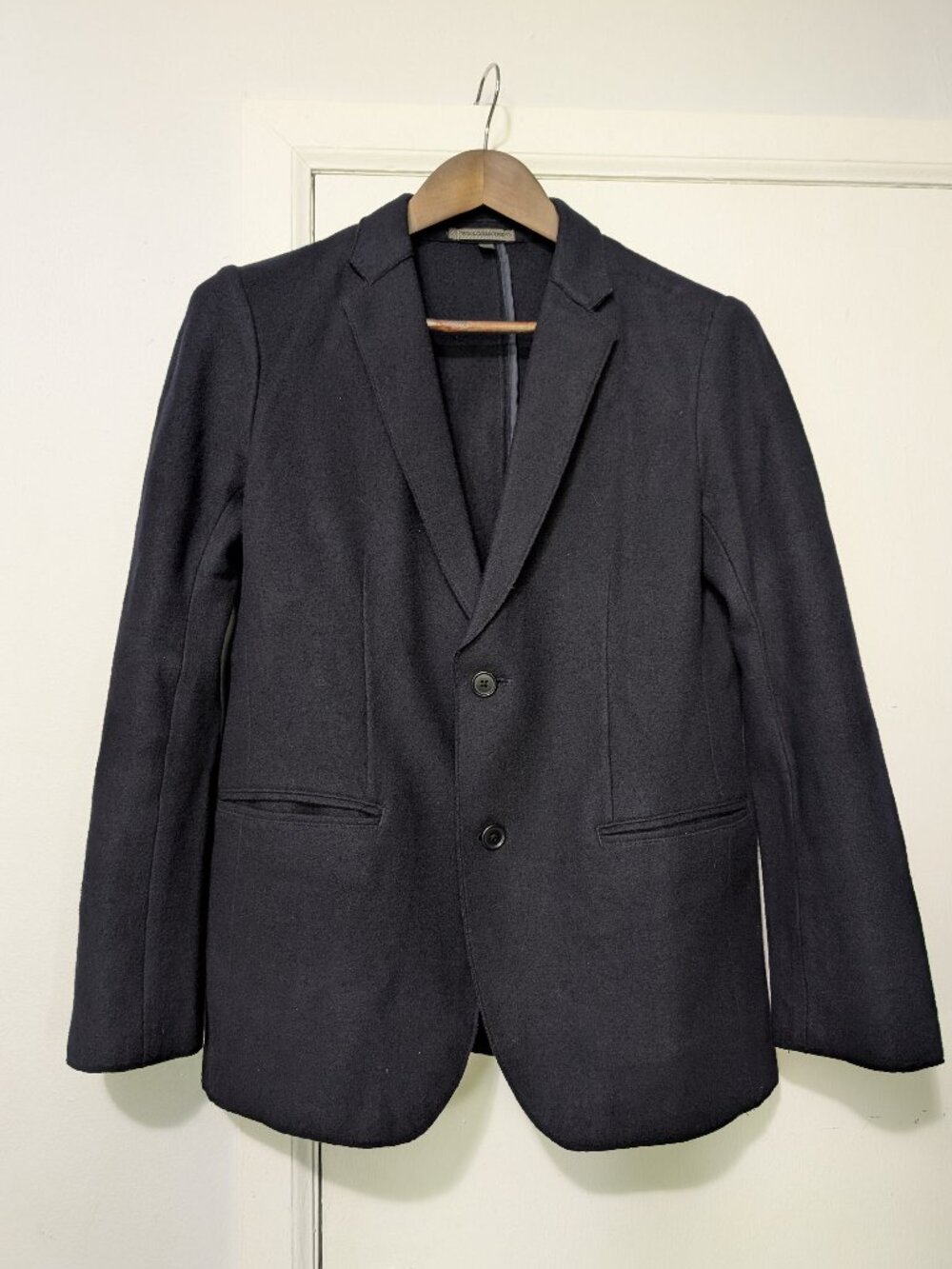 Uniqlo Black Wool Blazer XS